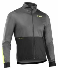 Northwave Blade Light Fahrrad Winterjacke Grau/gelb 2023