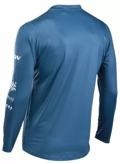 Northwave Bomb Fahrrad Trikot Lang Blau 2023 -Fahrräder Verkäufe BombLs89221038212