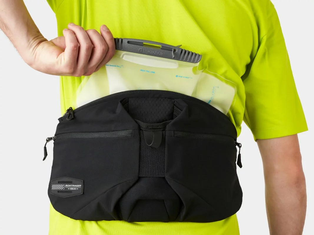 Bontrager Rapid Hydro Fahrrad / Sport Hüfttasche Schwarz 4 Bontrager Rapid Hydro Fahrrad / Sport Hüfttasche Schwarz – Bild 2