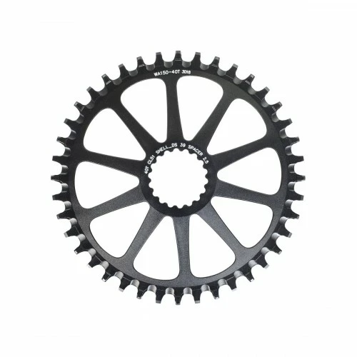 Cannondale X-Sync Spidering Fahrrad Kettenblatt 10 Arm 40 Zähne Schwarz 3 Cannondale X-Sync Spidering Fahrrad Kettenblatt 10 Arm 40 Zähne Schwarz