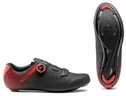 Northwave Core Plus 2 Rennrad Fahrrad Schuhe Schwarz/rot 2023