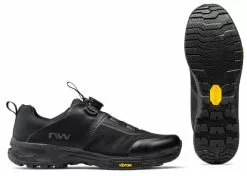 Northwave Crossland Plus MTB / Dirt Fahrrad Schuhe Schwarz 2023