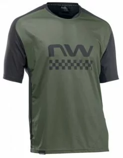 Northwave Edge Fahrrad Trikot Kurz Grün/schwarz 2022