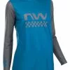 Northwave Edge Damen Fahrrad Trikot Lang Blau/grau 2022