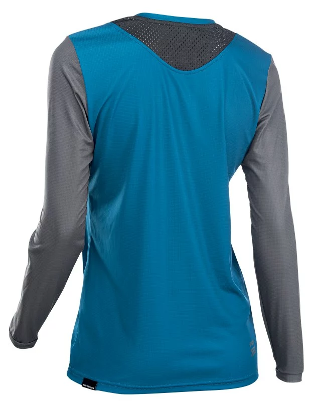 Northwave Edge Damen Fahrrad Trikot Lang Blau/grau 2022 4 Northwave Edge Damen Fahrrad Trikot Lang Blau/grau 2022 – Bild 2