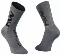 Northwave Extreme Air Mid Fahrrad Socken Grau/schwarz 2023