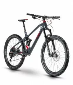 Raymon Fullray 10.0 27.5'' Carbon MTB Fahrrad Grau/rot 2021