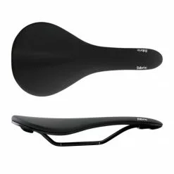Fabric Scoop Sport Flat Fahrrad Sattel Schwarz