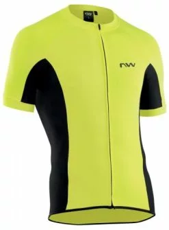 Northwave Force Fahrrad Trikot Kurz Gelb 2023