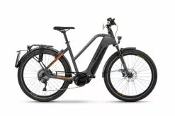 Haibike Trekking S 10 27.5'' Damen S-Pedelec E-Bike Trekking Fahrrad Grau/orange 2023