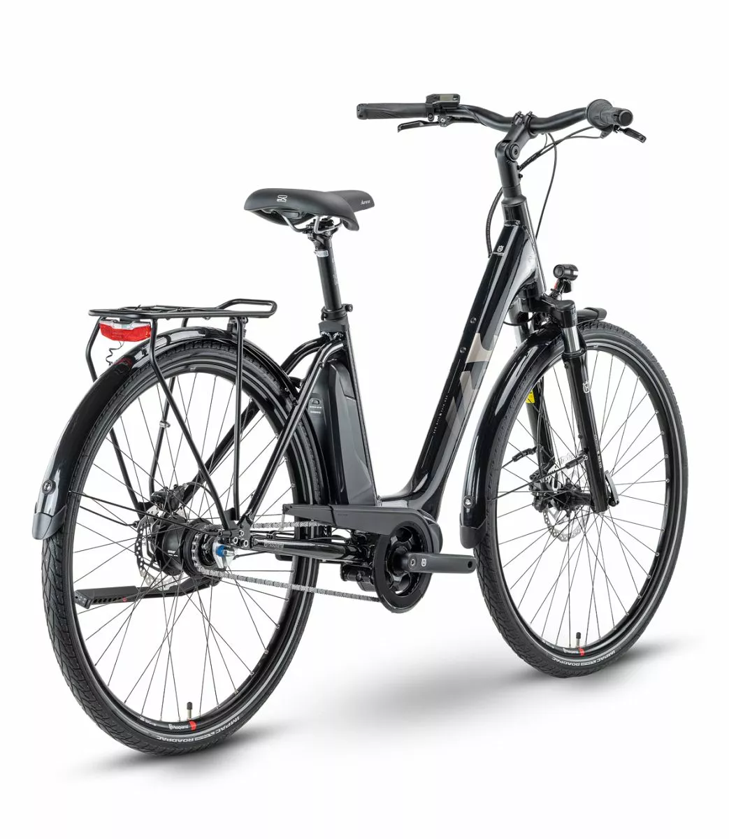 Husqvarna Eco City EC2 FW 418 Wave Unisex Pedelec E-Bike City Fahrrad Schwarz 2023 4 Husqvarna Eco City EC2 FW 418 Wave Unisex Pedelec E-Bike City Fahrrad Schwarz 2023 – Bild 2