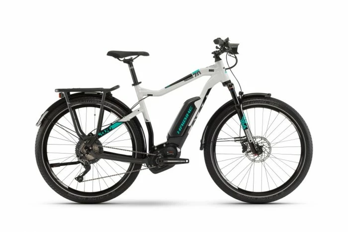 Haibike Sduro Trekking 7.0 Pedelec E-Bike Fahrrad Grau/schwarz/türkis 2019 3 Haibike Sduro Trekking 7.0 Pedelec E-Bike Fahrrad Grau/schwarz/türkis 2019