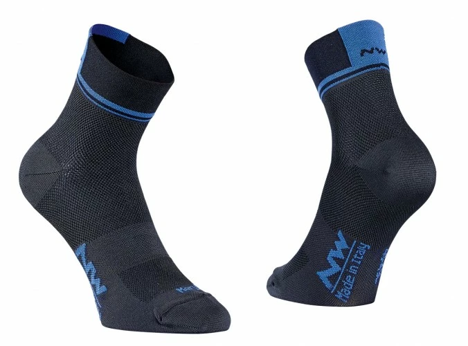 Northwave Logo 2 Fahrrad Socken Schwarz/blau 2019 3 Northwave Logo 2 Fahrrad Socken Schwarz/blau 2019