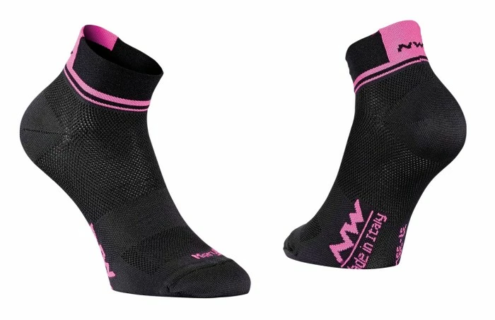 Northwave Logo 2 Damen Fahrrad Socken Schwarz/pink 2019 3 Northwave Logo 2 Damen Fahrrad Socken Schwarz/pink 2019