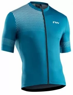 Northwave Origin Fahrrad Trikot Kurz Blau 2022
