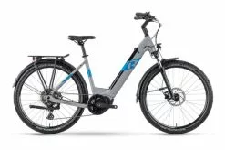Raymon CrossRay E 6.0 27.5'' Wave Unisex Pedelec E-Bike Trekking Fahrrad Grau/blau 2023
