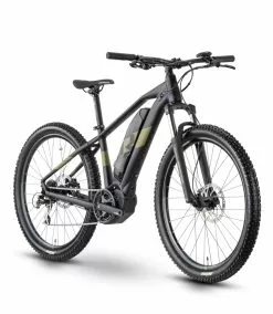 Raymon HardRay E 2.0 27.5'' / 29'' Pedelec E-Bike MTB Fahrrad Matt Schwarz/grün 2023 -Fahrräder Verkäufe PHOBIKEPERSREVORAY 22 HardRayE20 27 black
