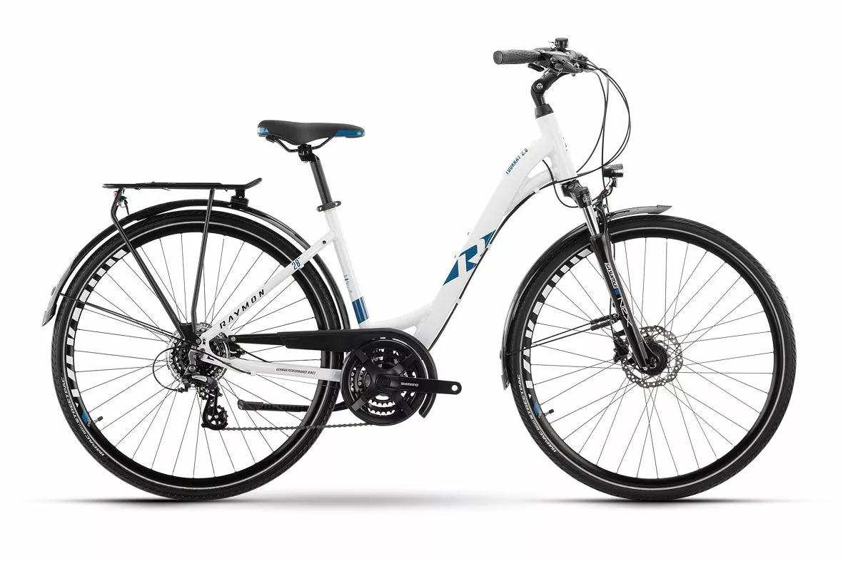 Raymon Tourray 2.0 Wave Unisex Trekking Fahrrad Weiß 2021 4 Raymon Tourray 2.0 Wave Unisex Trekking Fahrrad Weiß 2021 – Bild 2