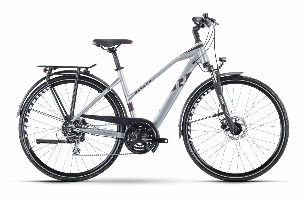 Raymon Tourray 3.0 Damen Trekking Fahrrad Silberfarben 2021 4 Raymon Tourray 3.0 Damen Trekking Fahrrad Silberfarben 2021 – Bild 2