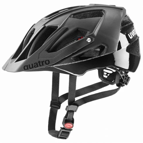 Uvex Quatro CC All Mountain Enduro MTB Fahrrad Helm Matt Schwarz 2023 3 Uvex Quatro CC All Mountain Enduro MTB Fahrrad Helm Matt Schwarz 2023