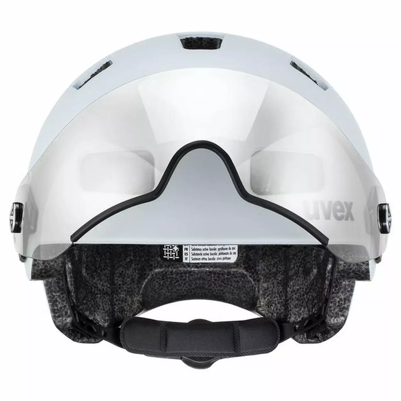 Uvex Rush Visor City Fahrrad Helm Matt Light Blau 2023 5 Uvex Rush Visor City Fahrrad Helm Matt Light Blau 2023 – Bild 3