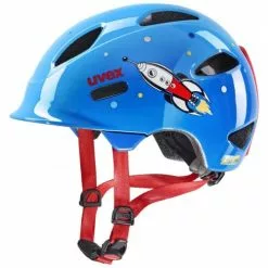 Uvex Oyo Style Rocket Kinder Fahrrad Helm Blau 2023