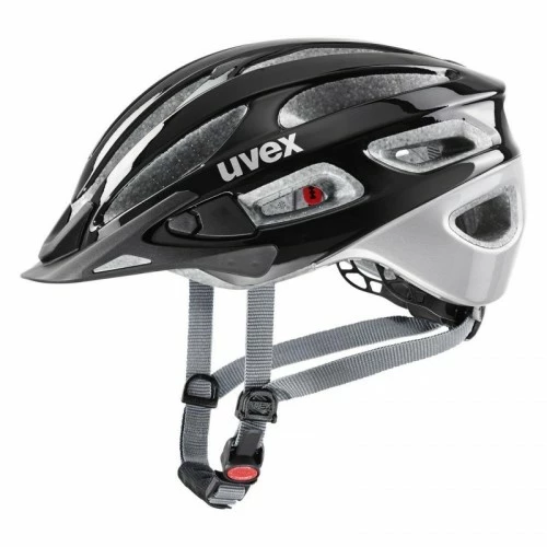 Uvex True Fahrrad Helm Schwarz/silberfarben 2023 3 Uvex True Fahrrad Helm Schwarz/silberfarben 2023