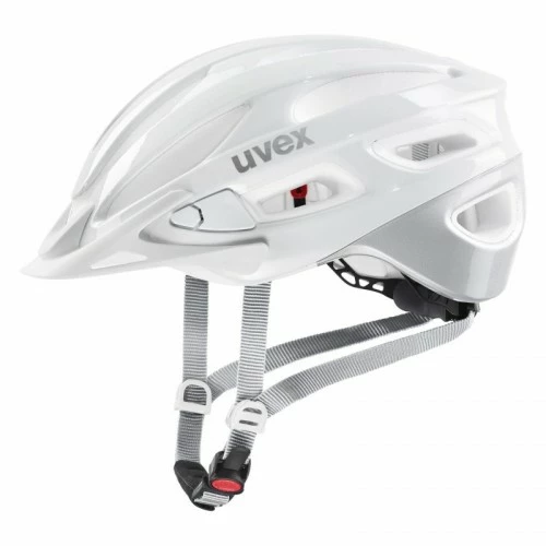 Uvex True Fahrrad Helm Weiß/silberfarben 2023 3 Uvex True Fahrrad Helm Weiß/silberfarben 2023