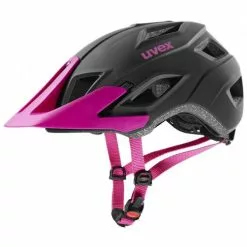 Uvex Access MTB Fahrrad Helm Gr. 52-57cm Schwarz/pink 2021