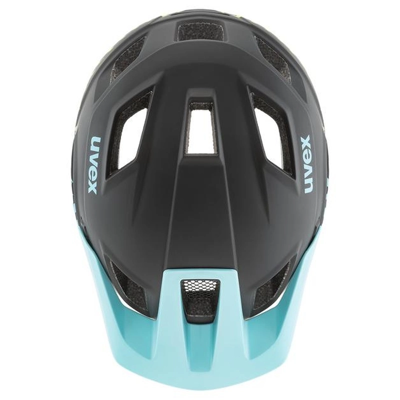 Uvex Access MTB Fahrrad Helm Matt Schwarz/blau/grün 2023 4 Uvex Access MTB Fahrrad Helm Matt Schwarz/blau/grün 2023 – Bild 2