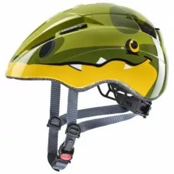 Uvex Kid 2 Dino Kinder Fahrrad Helm Gr. 46-52cm Grün/gelb 2023