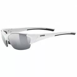 Uvex Blaze III Wechselscheiben Fahrrad Brille Weiß/litemirror Silberfarben