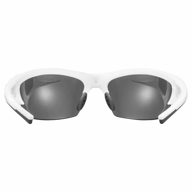 Uvex Blaze III Wechselscheiben Fahrrad Brille Weiß/litemirror Silberfarben 7 Uvex Blaze III Wechselscheiben Fahrrad Brille Weiß/litemirror Silberfarben – Bild 5
