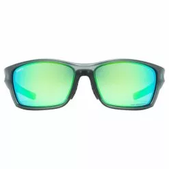 Uvex Sportstyle 232 Polavision Sport / Freizeit Brille Matt Grau/mirror Grün -Fahrräder Verkäufe S5330025170F1