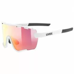 Uvex Sportstyle 236 Set Small Fahrrad / Sport Brille Matt Weiß/mirror Rot