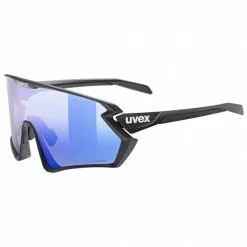 Uvex Sportstyle 231 2.0 P Fahrrad / Sport Brille Matt Schwarz/mirror Blau