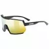 Uvex Sportstyle 235 P Fahrrad / Sport Brille Matt Schwarz/mirror Gelb