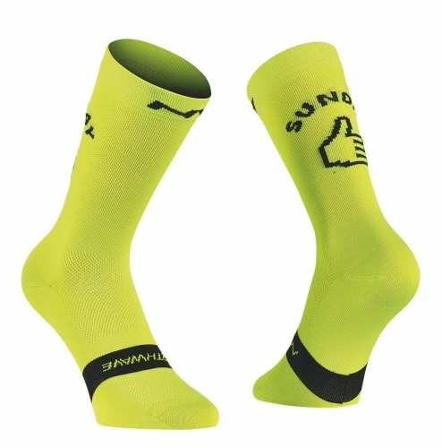 Northwave Sunday Fahrrad Socken Gelb/schwarz 2021 3 Northwave Sunday Fahrrad Socken Gelb/schwarz 2021