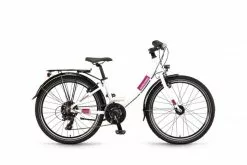 Winora Chica 24" 21 Gang Kinder Fahrrad Weiß/pink 2021