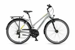 Winora Domingo 21 Damen Trekking Fahrrad Grau 2023