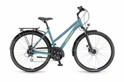 Winora Domingo 24 Damen Trekking Fahrrad Blau 2023