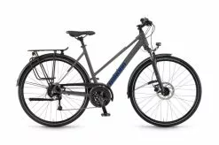 Winora Domingo 27 Damen Trekking Fahrrad Grau 2023