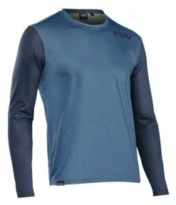 Northwave Xtrail 2 Fahrrad Trikot Lang Blau 2023