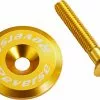 Reverse Steuersatzkappe Alu Mit Schraube Goldfarben