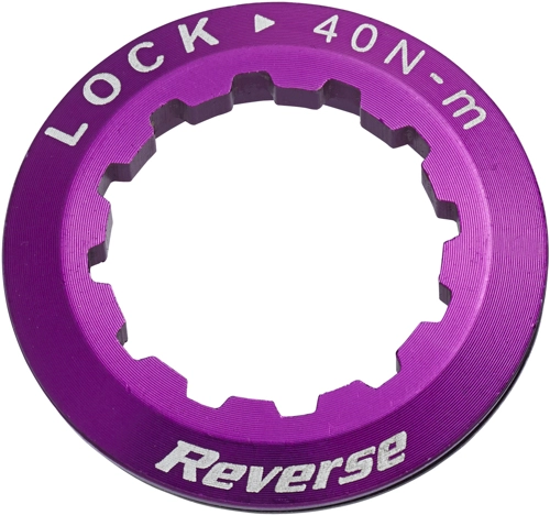 Reverse Lock Ring Kassetten Abschlußring Lila 3 Reverse Lock Ring Kassetten Abschlußring Lila
