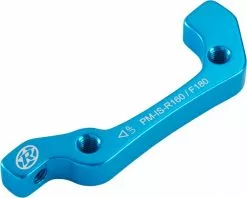 Reverse Scheibenbremsen Adapter 2in1 IS-PM 160 Hinten & Vorne 180mm Hell Blau