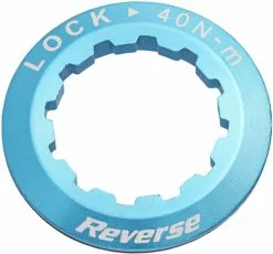 Reverse Lock Ring Kassetten Abschlußring Hell Blau