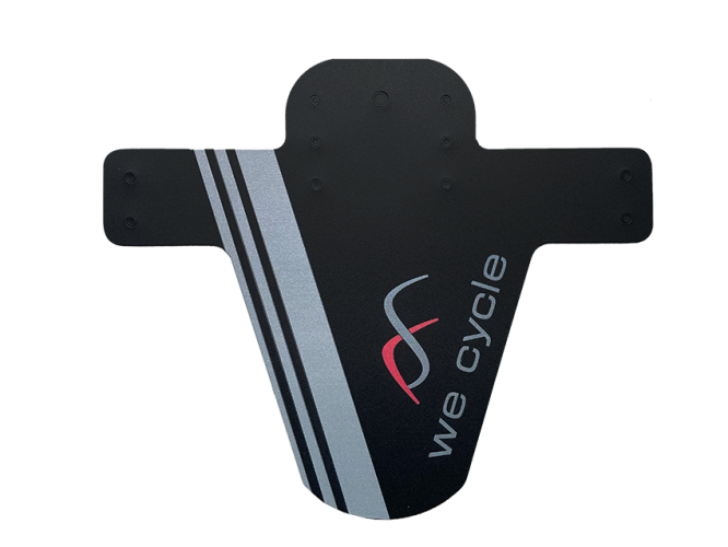 We Cycle Team Mudfender Fahrrad Schutzblech Schwarz/grau 3 We Cycle Team Mudfender Fahrrad Schutzblech Schwarz/grau