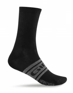 Giro Merino Seasonal Fahrrad Funktions Socken Schwarz/grau 2022