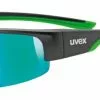Uvex Sportstyle 215 Fahrrad / Sport Brille Schwarz/grün